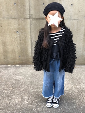 「アイテム（その他トップス）」を使った、SORAさん（キッズ・110cm）の冬コーディネート