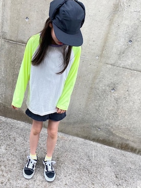 「おとばなコーデフェス告知」｜SORAさん（キッズ・130cm）の春コーディネート