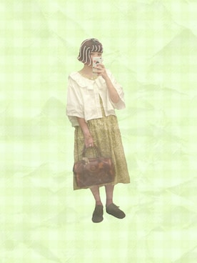 「パナマボーイ」｜サ ユ ミさん（レディース・156cm）の夏コーディネート