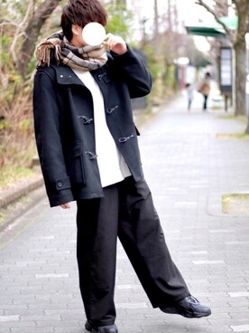 Gu ジーユー のダッフルコートを使ったメンズ人気ファッションコーディネート 年齢 歳 24歳 Wear