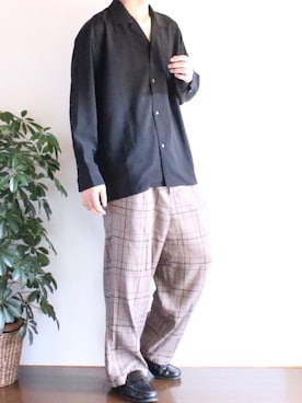 「CHAPS（チャップス）のアイテム（シューズ）」を使った、ぽんふーさん（メンズ・170cm）の春コーディネート