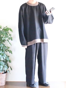 「CHAPS（チャップス）のアイテム（シューズ）」を使った、ぽんふーさん（メンズ・170cm）の春コーディネート