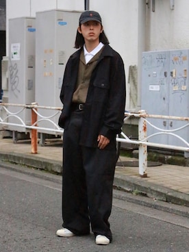 「BEN DAVIS（ベンデイビス）のアイテム」を使った、yutakaさん（メンズ・173cm）の春コーディネート