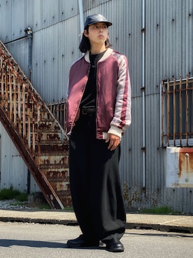 「CPH（シーピーエイチ）のアイテム（キャップ）」を使った、yutakaさん（メンズ・173cm）の春コーディネート