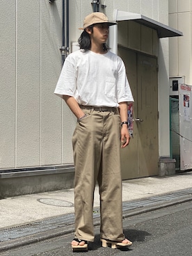 「BEN DAVIS（ベンデイビス）のアイテム」を使った、yutakaさん（メンズ・173cm）の夏コーディネート