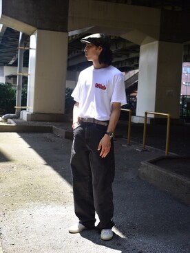 「LABRAT（ラブラット）のアイテム」を使った、yutakaさん（メンズ・173cm）の夏コーディネート