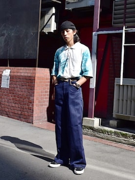 「BEN DAVIS（ベンデイビス）のアイテム」を使った、yutakaさん（メンズ・173cm）の夏コーディネート