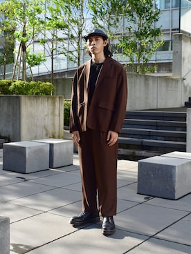 「ender products」｜「アイテム（ジャケット/アウター）」を使った、yutakaさん（メンズ・173cm）の秋コーディネート