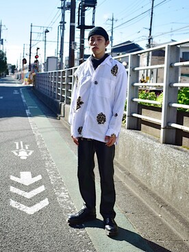 「Johnbull（ジョンブル）のアイテム」を使った、yutakaさん（メンズ・173cm）の秋コーディネート