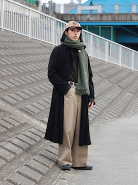 「BEN DAVIS（ベンデイビス）のアイテム」を使った、yutakaさん（メンズ・173cm）の冬コーディネート