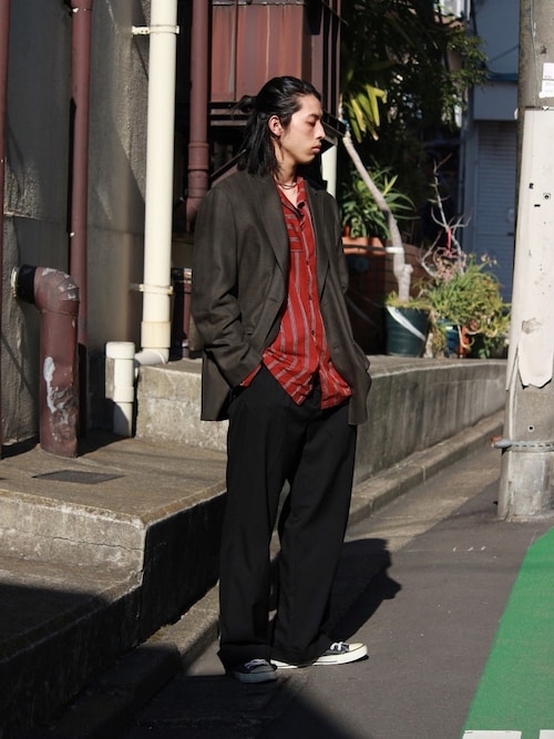 KAIKO WIDE SLACKS BLACK 1 新品 未使用 O代官山 KAIKO【カイコー】wide slacks 