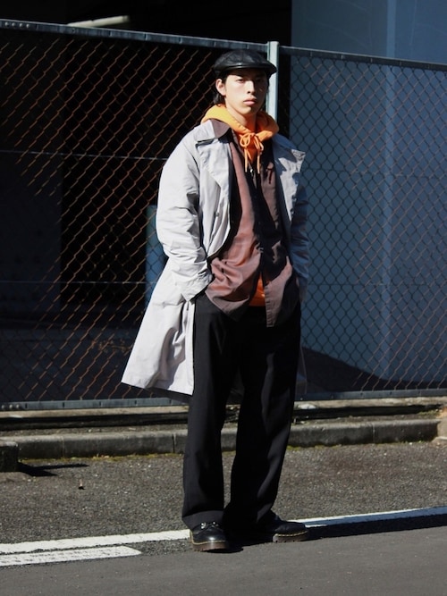 A16343 極美品 カイコー　ワイドスラックス　チャコール　2 KAIKO WIDE SLACKS（スラックス）｜KAIKO（カイコー）の