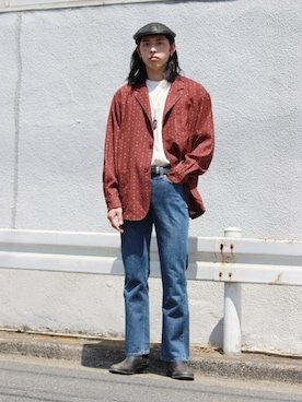 「BEAMS PLUS（ビームスプラス）のアイテム」を使った、yutakaさん（メンズ・173cm）の春コーディネート