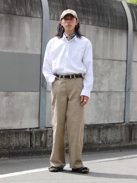 「BEN DAVIS（ベンデイビス）のアイテム」を使った、yutakaさん（メンズ・173cm）の春コーディネート