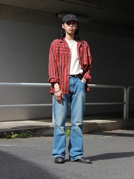 「schott（ショット）のアイテム」を使った、yutakaさん（メンズ・173cm）の春コーディネート