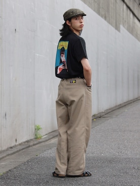 「BEN DAVIS（ベンデイビス）のアイテム」を使った、yutakaさん（メンズ・173cm）の春コーディネート