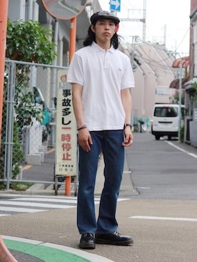 「schott（ショット）のアイテム」を使った、yutakaさん（メンズ・173cm）の夏コーディネート
