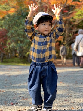 kote𓃬ichi𓃘さん（キッズ・90cm）の秋コーディネート