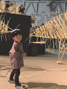 kote𓃬ichi𓃘さん（キッズ・90cm）の秋コーディネート