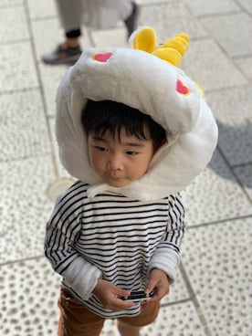 kote𓃬ichi𓃘さん（キッズ・90cm）の秋コーディネート