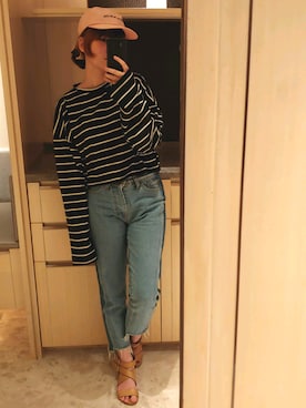 「korean」｜Hyoori Songさん（レディース・158cm）の冬コーディネート