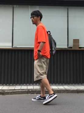 「KOMONO.（コモノ）のアイテム」を使った、mottimaさん（メンズ・174cm）の夏コーディネート