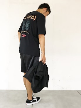 「Scye（サイ）のアイテム（パンツ）」を使った、mottimaさん（メンズ・174cm）の夏コーディネート
