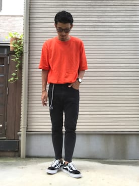 「KOMONO.（コモノ）のアイテム」を使った、mottimaさん（メンズ・174cm）の夏コーディネート