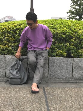 パープル のメンズ人気ファッションコーディネート Wear