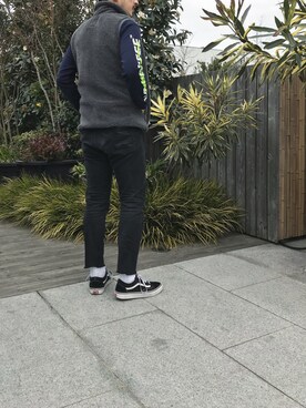 「SIERRA DESIGNS（シェラデザイン）のアイテム（その他アウター）」を使った、mottimaさん（メンズ・174cm）の冬コーディネート