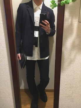 「KAZUYUKI KUMAGAI」｜「アイテム（その他）」を使った、RYOさん（メンズ・167cm）の春コーディネート