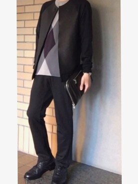 「JACOB JENSEN（ヤコブイェンセン）のアイテム」を使った、RYOさん（メンズ・167cm）の秋コーディネート