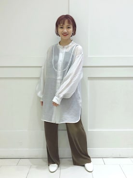 「アパレルスタッフ」｜「アイテム（その他）」を使った、naaasuさん（レディース・149cm）の夏コーディネート