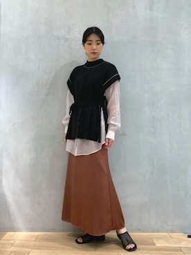 おさやさん（レディース・167cm）の春コーディネート