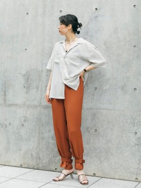 おさやさん（レディース・167cm）の春コーディネート