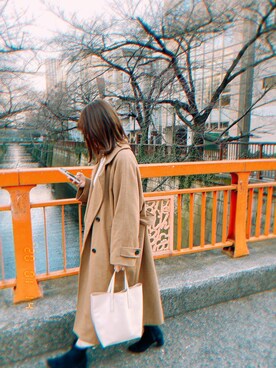 namimaru☺︎さん（レディース・165cm）の冬コーディネート