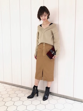 Kahoさん（レディース・167cm）の秋コーディネート