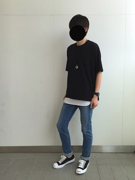 「SHIPS JET BLUE（シップスジェットブルー）のアイテム（デニムパンツ）」を使った、Two'sさん（メンズ・170cm）の夏コーディネート