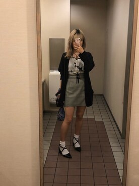 「Verybrain（ベリーブレイン）のアイテム」を使った、YUUKAさん（レディース・162cm）の春コーディネート