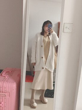 「We Are（ウィアー）のアイテム」を使った、橙子可爱多さん（レディース・156cm）の秋コーディネート