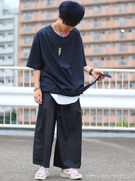 「TAKEO KIKUCHI（タケオキクチ）のアイテム（アナログ腕時計）」を使った、abukataさん（メンズ・170cm）の秋コーディネート