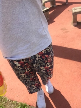 「UNIQLO（ユニクロ）のクルーネックT（半袖）（Tシャツ/カットソー、グレー系）」を使った、おーくしさん（メンズ・177cm）の夏コーディネート