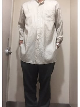 「AURALEE」｜おーくしさん（メンズ・177cm）の秋コーディネート