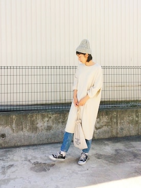 a**koさんの「HUILA blue denim」を使ったコーディネート