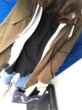 「grove（グローブ）のアイテム（その他アウター）」を使った、maikoさん（レディース・160cm）の春コーディネート