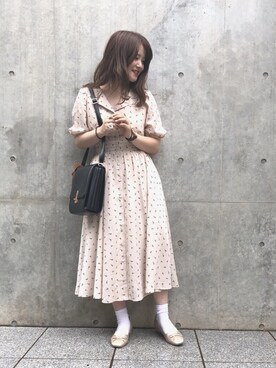 Web Store限定 開襟レトロワンピースを使った人気ファッションコーディネート Wear