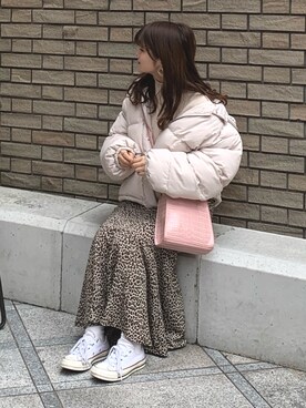 ダウンジャケット コートを使った 白ダウン の人気ファッションコーディネート ユーザー ショップスタッフ Wear