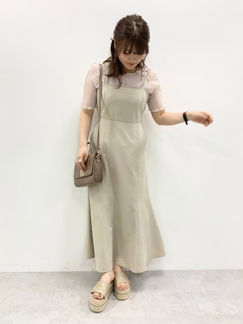 ちひろひかり One After Another Nice Claup 新宿ルミネエスト店 One After Another Nice Claupのジャンパースカートを使ったコーディネート Wear ちひろひかり One After Another Nice Claup 新宿ルミネエスト店 One After Another Nice Claupのジャンパースカートを使ったコーディネート Wear