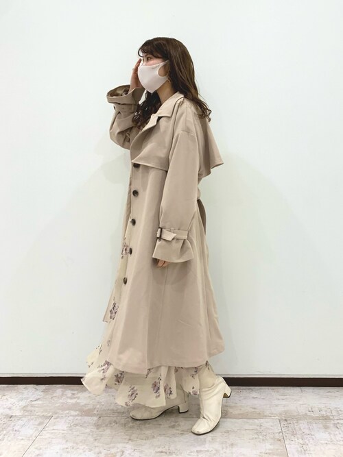 Seemi By Niceclaup 新宿ミロード店ちひろひかりさんのトレンチコートを使ったコーディネート Zozotown Seemi By Niceclaup 新宿ミロード店ちひろひかりさんのトレンチコートを使ったコーディネート Zozotown