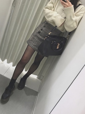 「fd style（エフディ スタイル）のアイテム」を使った、ニシジマさん（レディース・158cm）の冬コーディネート